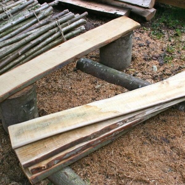 Chestnut Wooden Planks for Garden