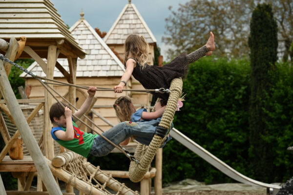 wooden, climbing, tangle frame, natural, play, playground, garden