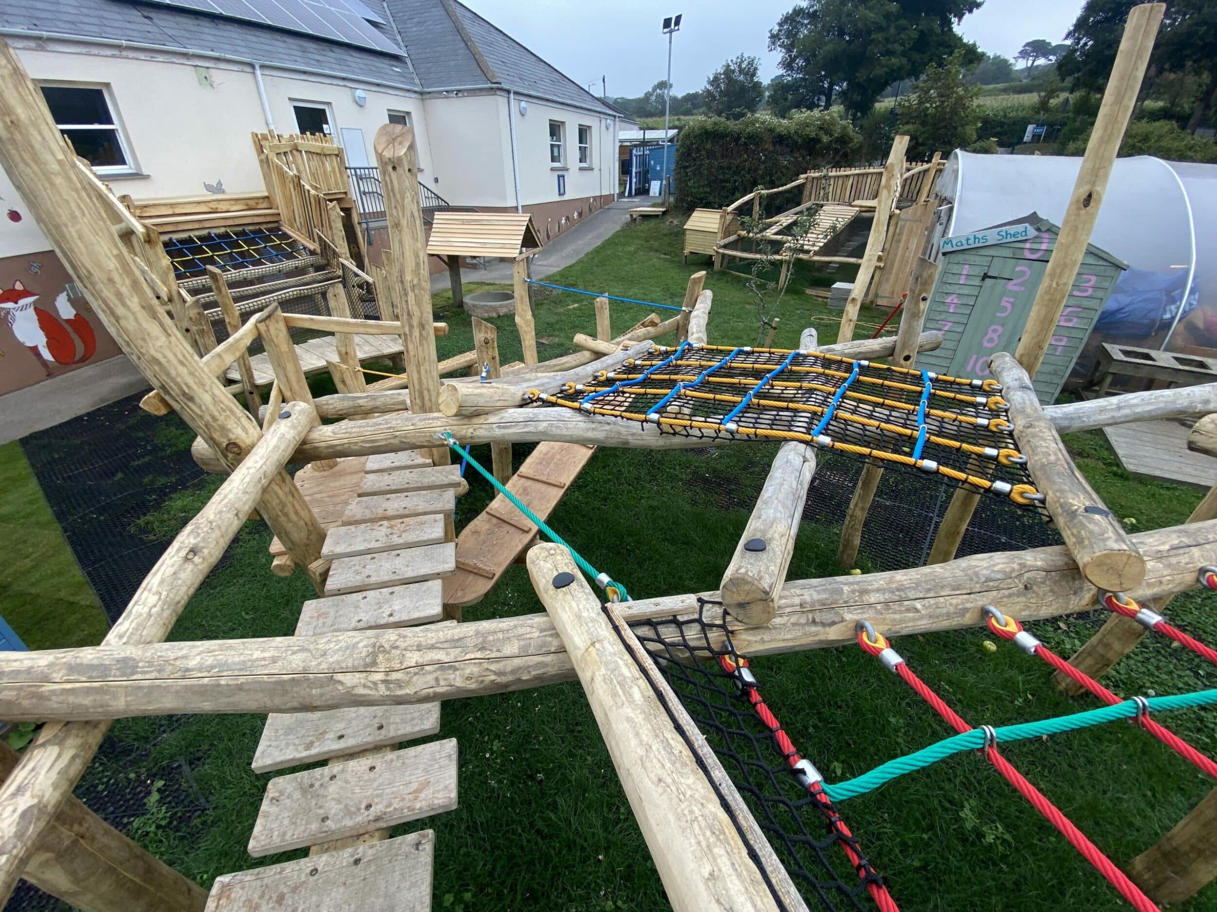 climbing frame, park, school, playground, natural play gallery