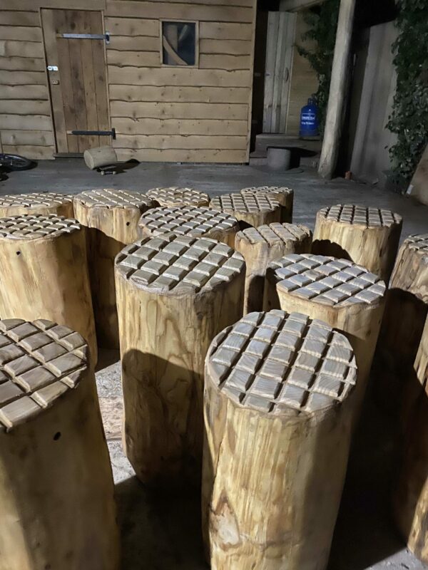 Cross-hatched Stepping Logs x5 - Image 3