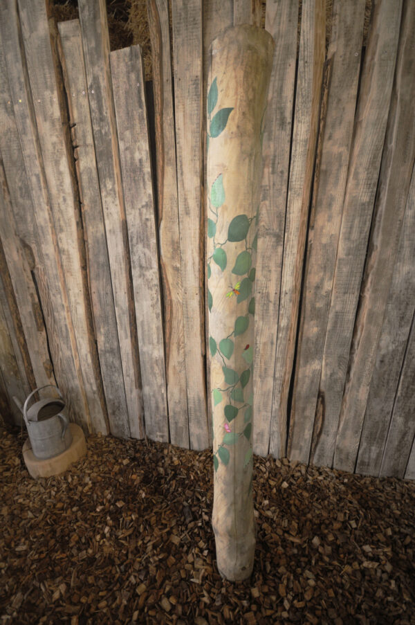 Painted Poles, natural play