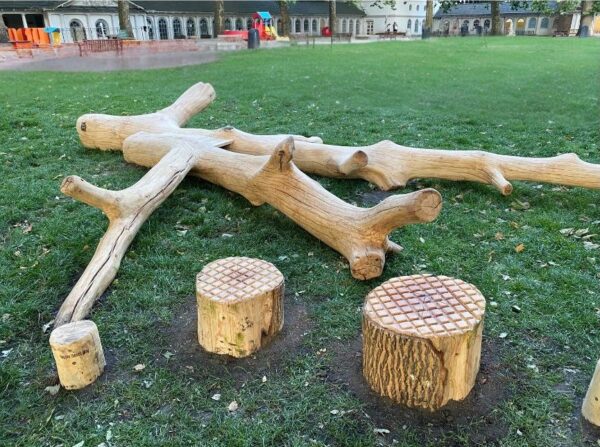 Cross Hatched Stepping Logs XL x5 - Image 4