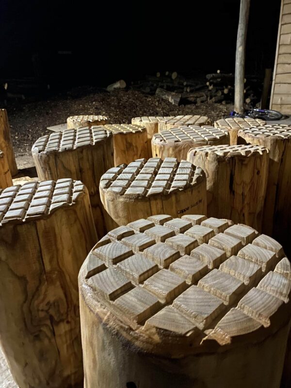 Cross-hatched Stepping Logs x5 - Image 4