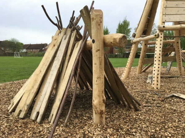 Den building, forest school, garden, playground