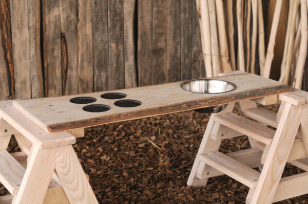 mud kitchen, natural play, wooden, play, equipment