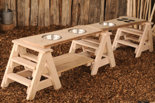 mud kitchen, natural play, small world, forest school, nursery