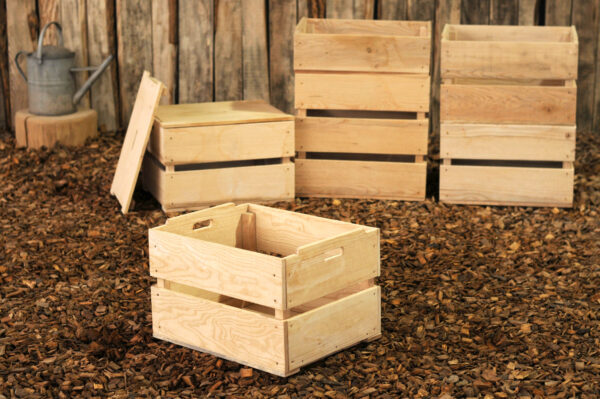 Kitchen Crate, Modular, mud, kitchen, storage, crate, box, wooden, forest school