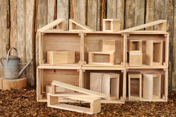 natural play, early years, nursery, building, blocks